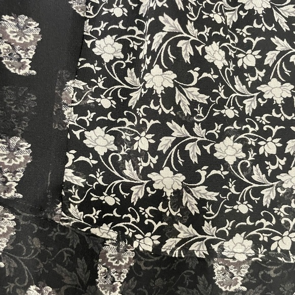 Joie 'Kessler' Printed Silk Mini-Dress, Caviar Black- Size XSmall - Picture 9 of 13